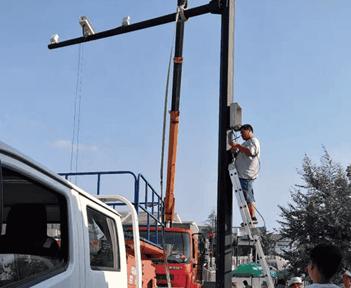 石家庄道路监控杆